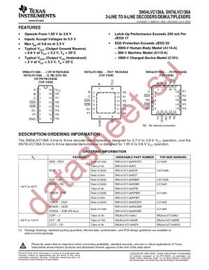 SN74LVC138ARGYRG4 datasheet  